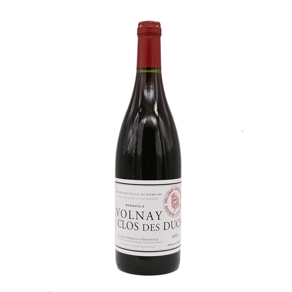 2013 ヴォルネイ クロ デ デュック プルミエ クリュ マルキ ダンジェルヴィル　2013 Volnay Clos des Ducs 1er  Cru Marquis d’Angerville